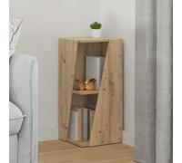 vidaXL Side Shelf Artisan Oak 33 x 32 x 70.5 cm Engineered Wood