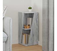 vidaXL Side Shelf Grey Sonoma 33 x 32 x 70.5 cm Engineered Wood