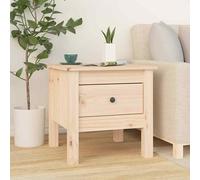 vidaXL Side Table 40x40x39 cm Solid Wood Pine UK