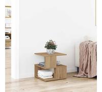 vidaXL Side Table Artisan Oak 30 x 30 x 55 cm Engineered Wood