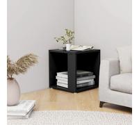 vidaXL Side Table Black Engineered Wood Corner Cabinet Unit End Sofa Table