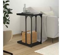 vidaXL Side Table Black 40x30x60 cm Engineered Wood UK HOT