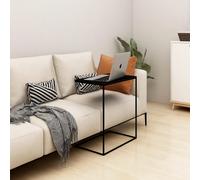 vidaXL Side Table Black Engineered Wood Home Couch Laptop Accent Centre Table