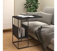 (black, 55 x 36 x 59.5 cm) vidaXL Side Table Engineered Wood Multi Colours/Sizes with/without Wheels