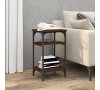 vidaXL Side Table Brown Oak 35x30x60 cm Engineered Wood UK HOT