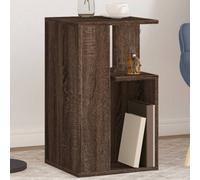 vidaXL Side Table Brown Oak 35x35x60 cm Engineered Wood