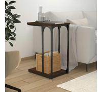 vidaXL Side Table Brown Oak 40x30x60 cm Engineered Wood NEW