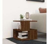 vidaXL Side Table Brown Oak 40x40x40 cm Engineered Wood