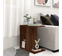 Side Table Engineered Wood Indoor Sofa Magazine Rack Multi Colours