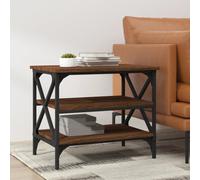 vidaXL Side Table Brown Oak 55x38x45 cm Engineered Wood