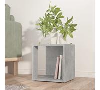 Vidaxl Side Table Concrete Grey 33X33X34.5 Cm Engineered Wood