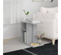 Vidaxl Side Table Concrete Grey 50X30X50 Cm Engineered Wood