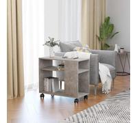 vidaXL Side Table Concrete Grey 70x35x55 cm Engineered Wood