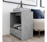 vidaXL Side Table Concrete Grey 50x26x50 cm Engineered Wood