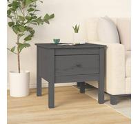 (grey, 50 x 50 x 49 cm/1) vidaXL 1/2x Solid Wood Pine Side Table Multi Colours 40x40x39 cm/50x50x49 cm