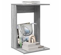 vidaXL Side Table Grey Sonoma 40 x 38 x 62.5 cm Engineered Wood
