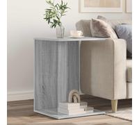 vidaXL Side Table Grey Sonoma 45 x 40 x 62.5 cm Engineered Wood