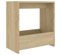 vidaXL Side Table Magazine Rack Room Living Room Bedroom Furniture Accessories End Sofa Coffee Table Storage Cabinet Chipboard Sonoma Oak