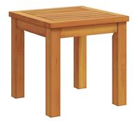 vidaXL Side Table Oil Beige 35 x 35 x 34 cm Solid Acacia Wood, Acacia Wood Side