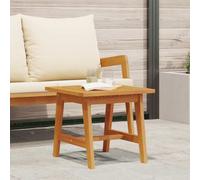 VidaXL Side Table Oil Natural 45 X 45 X 40 Cm Solid Wood
