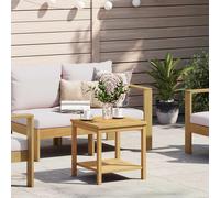 vidaXL Side Table Oil Natural 45 x 45 x 45 cm Solid Acacia Wood
