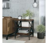vidaXL Side Table Smoked Oak 40x42x50 cm Engineered Wood