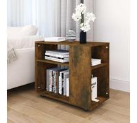 Vidaxl Side Table Smoked Oak 70X35X55 Cm Engineered Wood