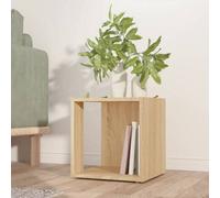 Vidaxl Side Table Sonoma Oak 33X33X34.5 Cm Engineered Wood