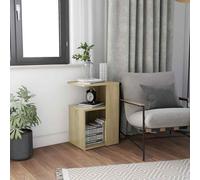 vidaXL Side Table Sonoma Oak Chipboard Coffee Sofa End Table Magazine Rack