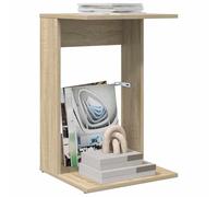 vidaXL Side Table Sonoma Oak 40 x 38 x 62.5 cm Engineered Wood