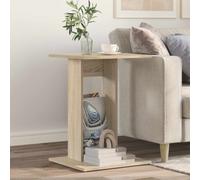 vidaXL Side Table Sonoma Oak 45 x 40 x 62.5 cm Engineered Wood