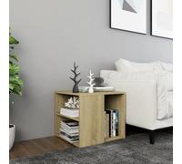 vidaXL Side Table Sonoma Oak 50x50x45 cm Engineered Wood UK HOT