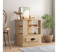 vidaXL Side Table Sonoma Oak 50x50x60 cm Engineered Wood