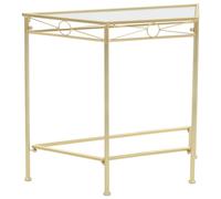 vidaXL Side Table Vintage Style Metal 87x34x73cm Gold Furniture Display Desk vid