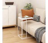 Vidaxl Side Table White 40X30X59 Cm Engineered Wood