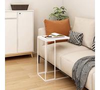 (white) vidaXL Side Table Hallway Tea Coffee Sofa Table Couch Table Engineered Wood