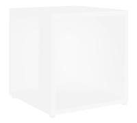 vidaXL Side Table White Engineered Wood Corner Cabinet Unit End Sofa Table