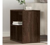 vidaXL Side Tables 2 pcs Brown Oak 50x30x50 cm Engineered Wood