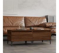 (brown oak, 2 pcs) vidaXL 1/2x Side Table Engineered Wood End Centre Side Table Multi Colours