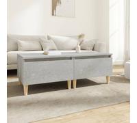 vidaXL Side Tables 2 pcs Concrete Grey 50x46x35 cm Engineered Wood NEW