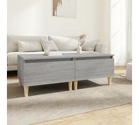 (grey sonoma, 2 pcs) vidaXL 1/2x Side Table Engineered Wood End Centre Side Table Multi Colours