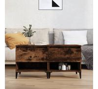 vidaXL Side Tables 2 pcs Smoked Oak 50x46x50 cm Engineered Wood