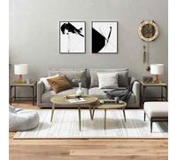 vidaXL Side Tables 2 pcs Sonoma Oak 40x40x35 cm Engineered Wood UK