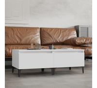 vidaXL Side Tables 2 pcs White 50x46x35 cm Engineered Wood