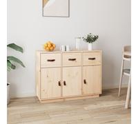 vidaXL Sideboard 100x40x75 cm Solid Wood Pine