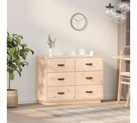Vidaxl Sideboard 100X40X75 Cm Solid Wood Pine