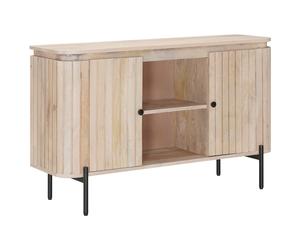 vidaXL Sideboard 105 x 30 x 65 cm Solid Mango Wood and Engineered Wood, Elegant
