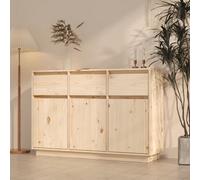 vidaXL Sideboard 110x34x75 cm Solid Wood Pine