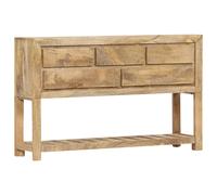 vidaXL Sideboard 120x30x75 cm Solid Mango Wood