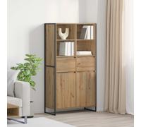 vidaXL Sideboard 2 pcs Artisian Oak 81 x 36 x 150.5 cm Engineered Wood